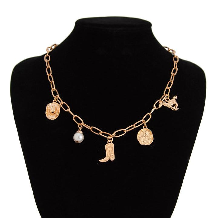 Collier exquis multi-éléments de style occidental pour femme - image 3