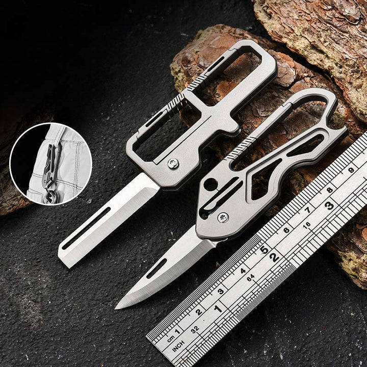 Couteau pliant portable d'extérieur EDC-Tool, porte-clés - image 4