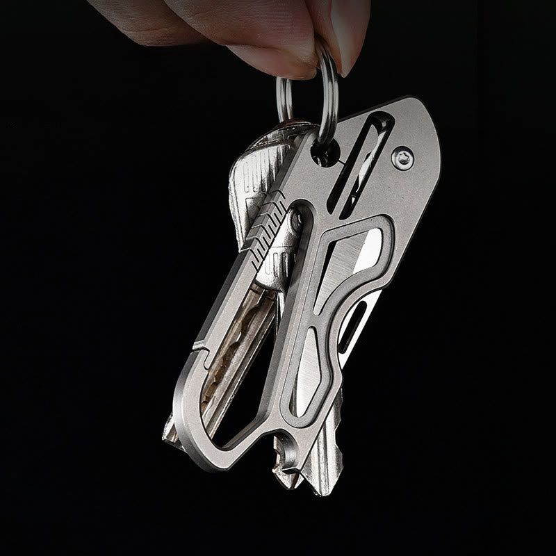 Couteau pliant portable d'extérieur EDC-Tool, porte-clés - image 2