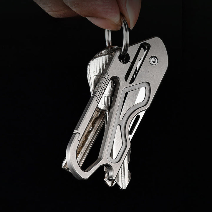 Couteau pliant portable d'extérieur EDC-Tool, porte-clés - image 2