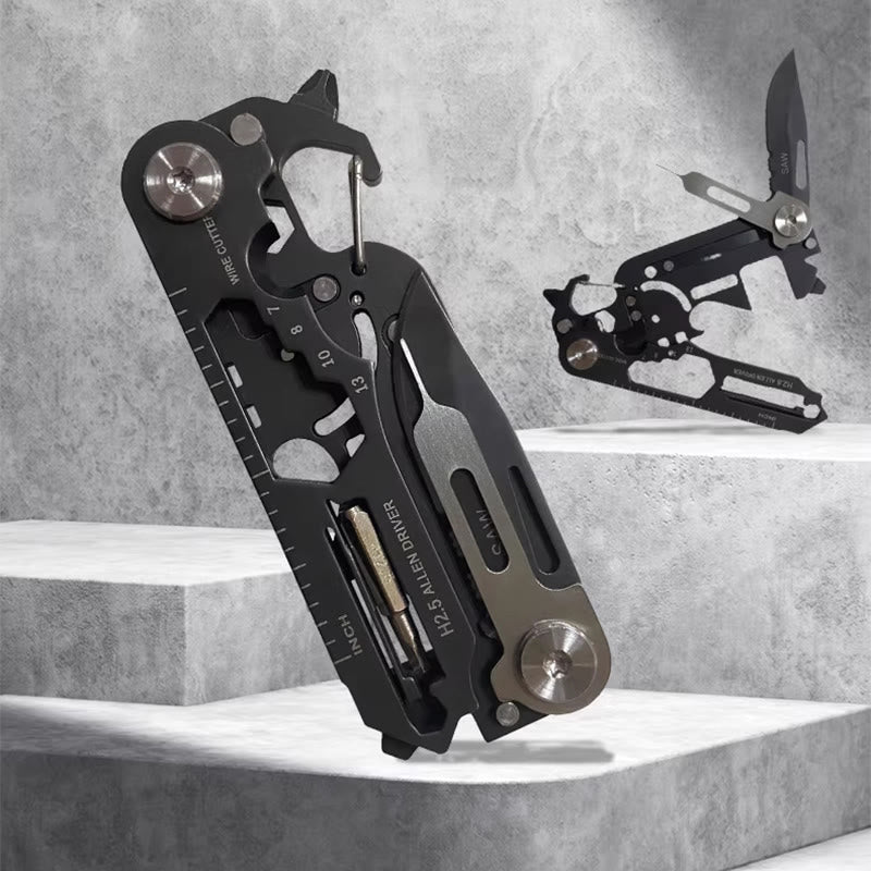 Couteau pliant portable multifonctionnel EDC-Tool, porte-clés - image 1