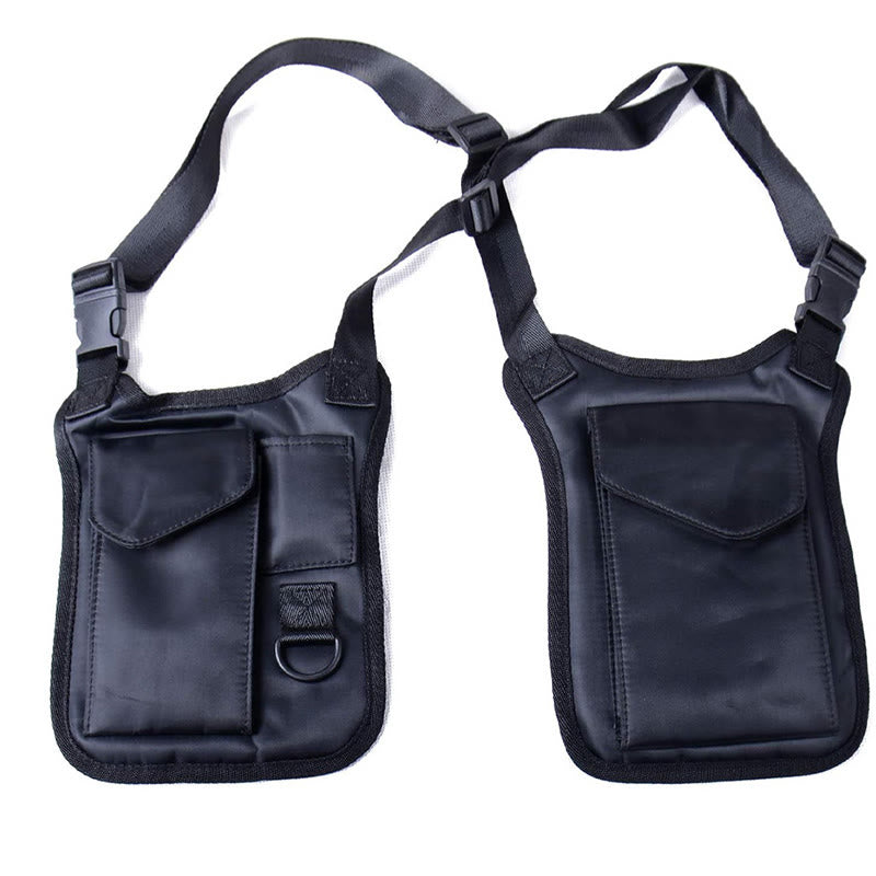 Sac à bandoulière dissimulé antivol pour l'extérieur - Noir - image 2