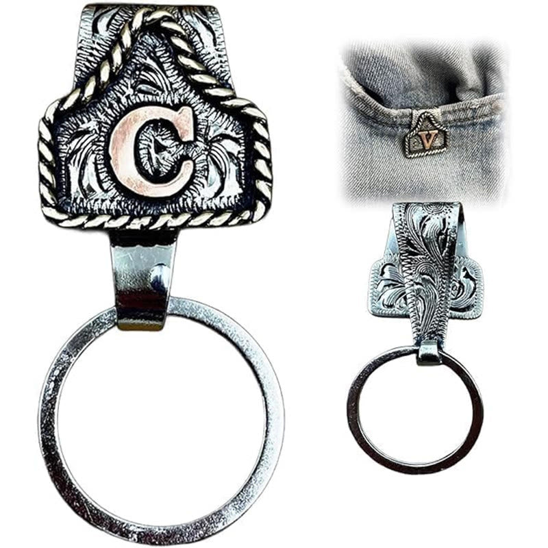 Porte-clés rétro en métal style cowboy western - C - image 5