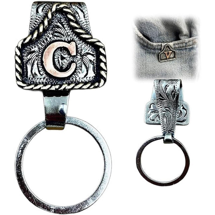 Porte-clés rétro en métal style cowboy western - C - image 5