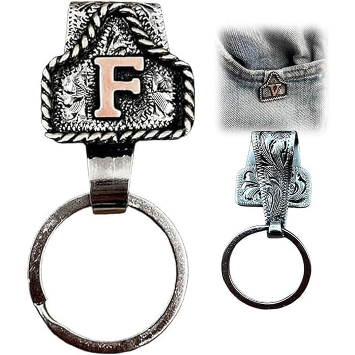 Porte-clés rétro en métal style cowboy western - F - image 8