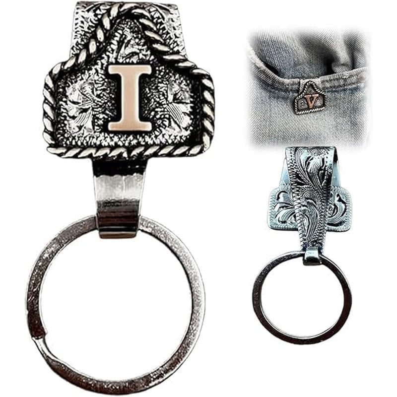 Porte-clés rétro en métal style cowboy western - je - image 11