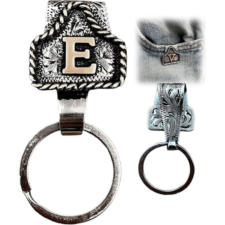 Porte-clés rétro en métal style cowboy western - E - image 7