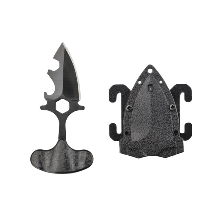 Mini couteau noir portable EDC pour l'extérieur - Noir - image 3