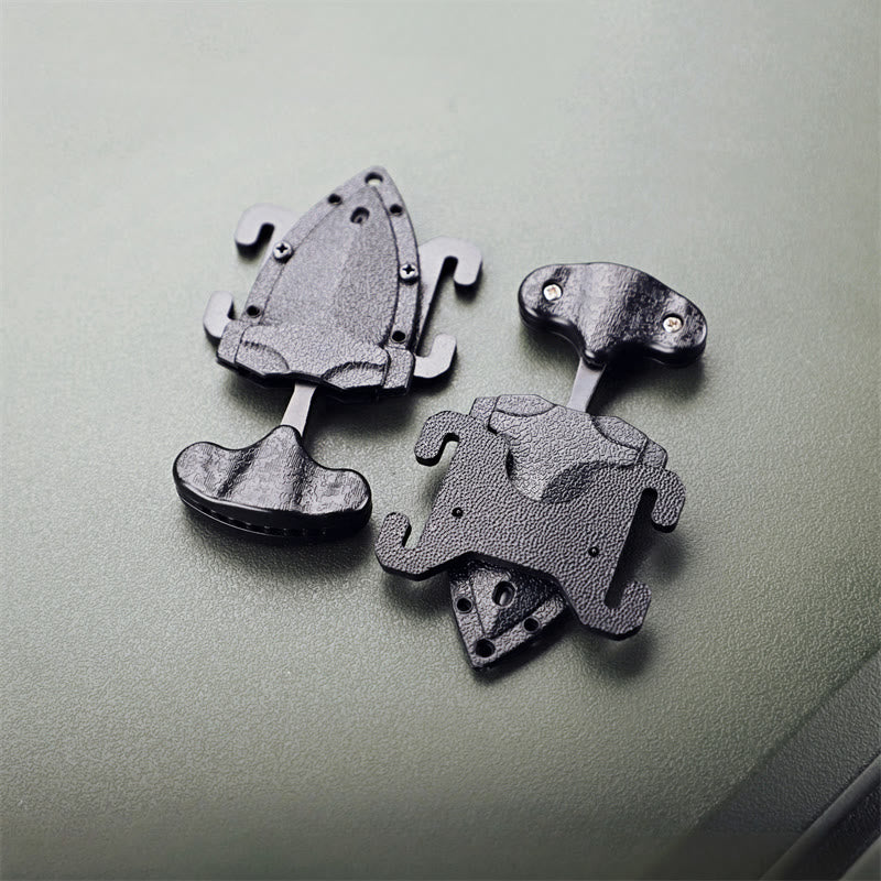 Mini couteau noir portable EDC pour l'extérieur - image 5