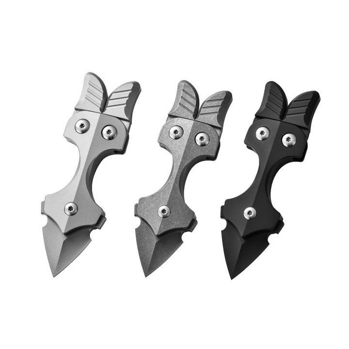 Couteau EDC multifonctionnel portable en alliage de titane pour autodéfense - image 11