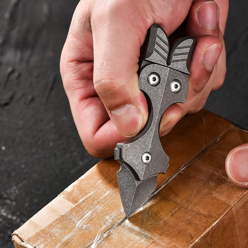 Couteau EDC multifonctionnel portable en alliage de titane pour autodéfense - image 4