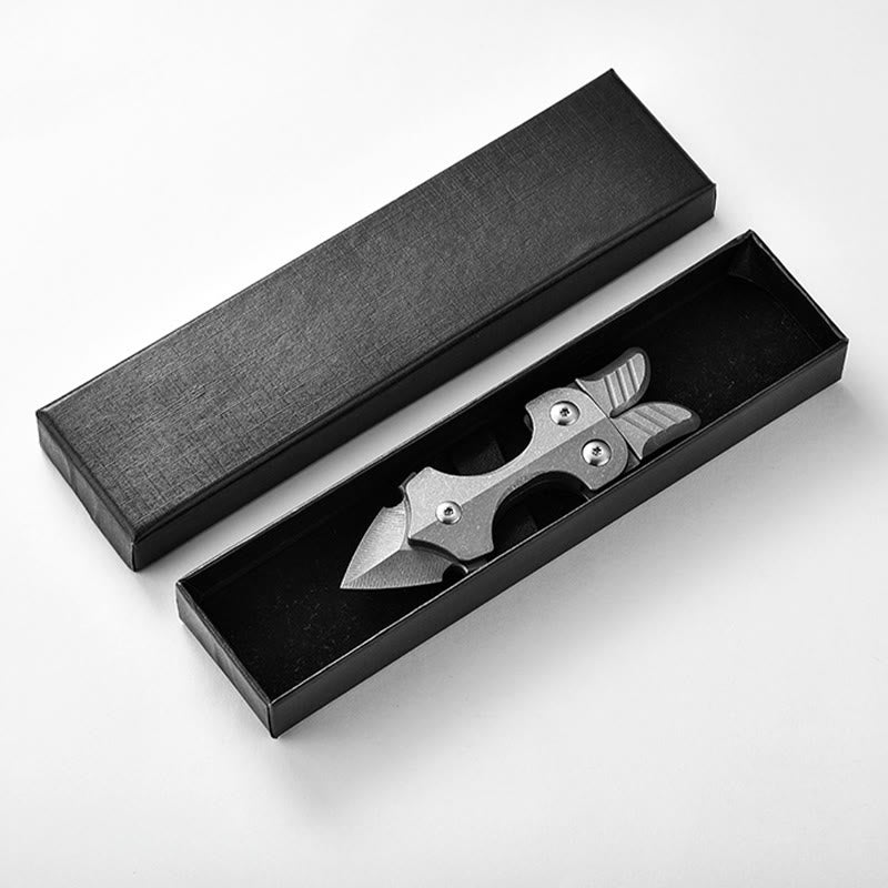 Couteau EDC multifonctionnel portable en alliage de titane pour autodéfense - image 5