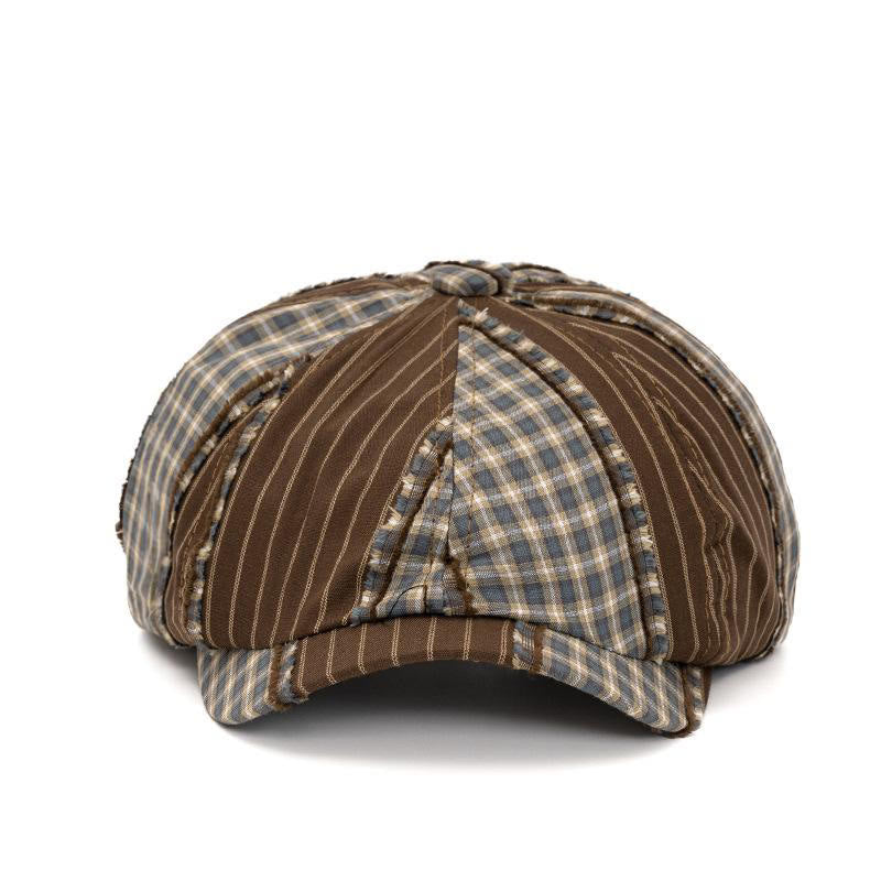 Béret rétro à couleurs contrastées, idéal pour le printemps et l'été - image 2