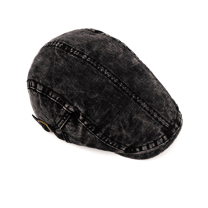 Béret en pur coton délavé de style britannique printemps et été - image 6