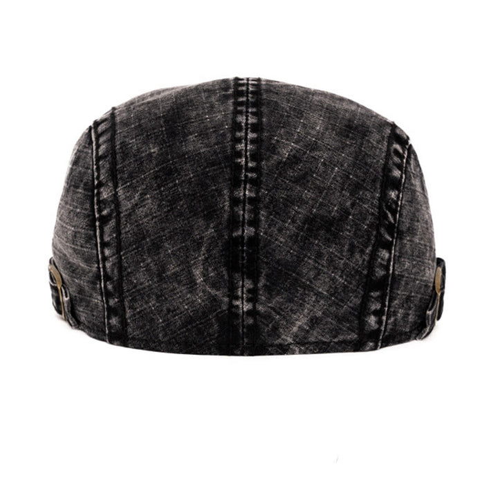 Béret en pur coton délavé de style britannique printemps et été - image 7