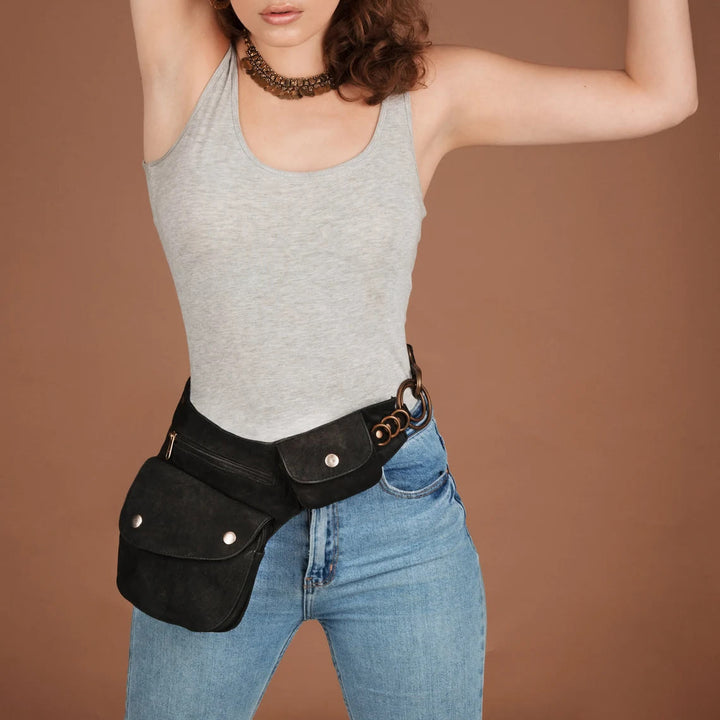 Sac banane rétro pour téléphone portable, loisirs, voyage, randonnée, pour femme - image 4