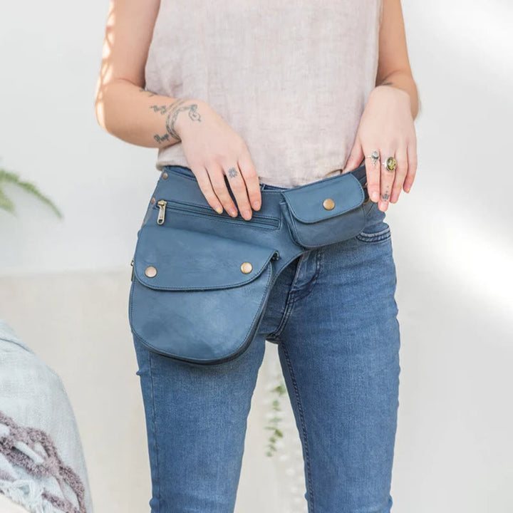 Sac banane rétro pour téléphone portable, loisirs, voyage, randonnée, pour femme - image 5