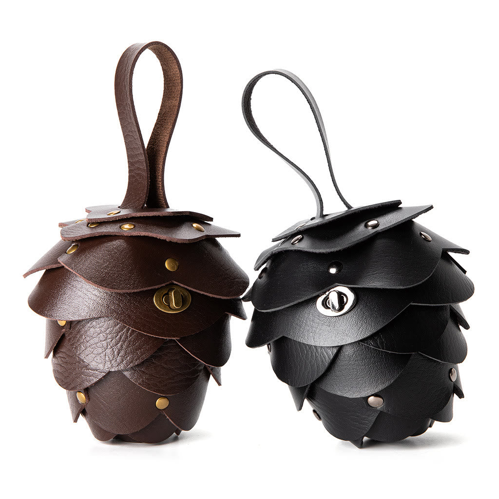 Sac banane rétro personnalisé en forme de pomme de pin pour femme - image 1