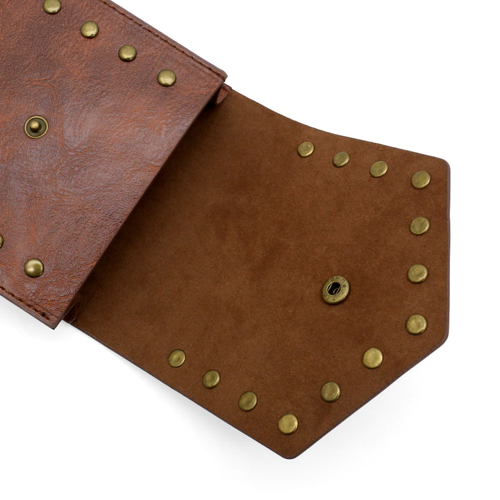 Ceinture de cosplay d'Halloween de style médiéval avec sac ceinture à rivets - image 10