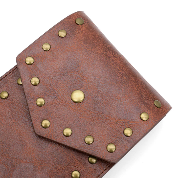 Ceinture de cosplay d'Halloween de style médiéval avec sac ceinture à rivets - image 9