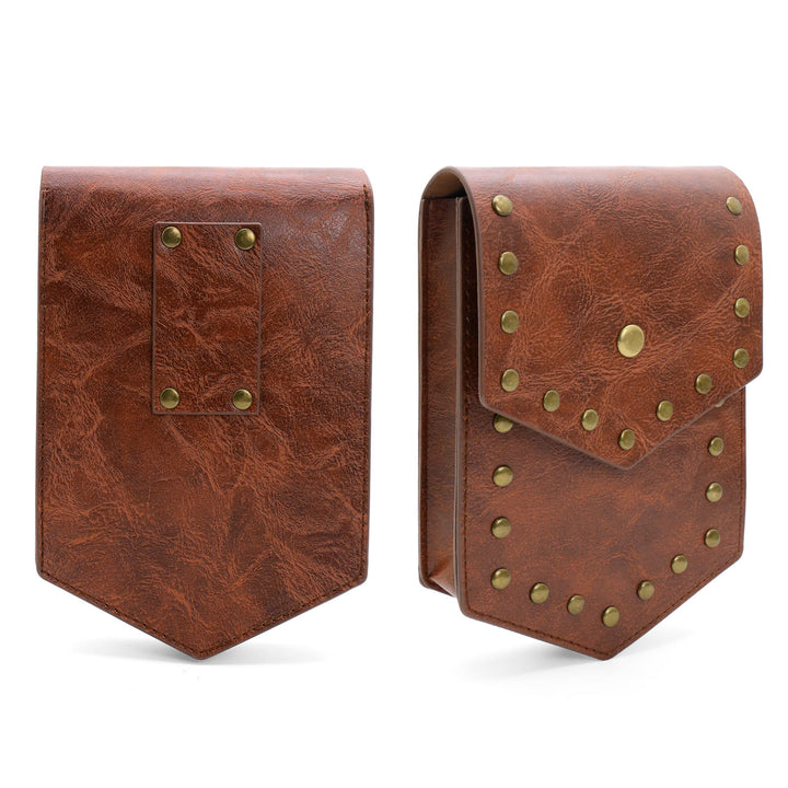 Ceinture de cosplay d'Halloween de style médiéval avec sac ceinture à rivets - image 8