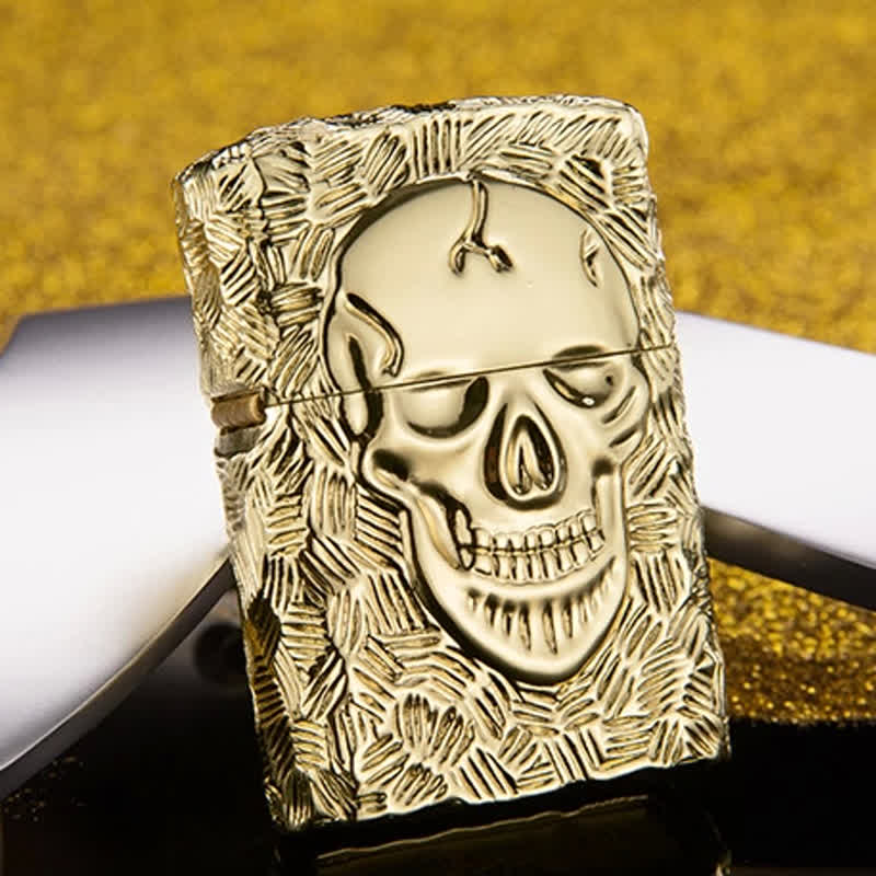 Briquet à kérosène rechargeable à motif squelette d'Halloween - image 9
