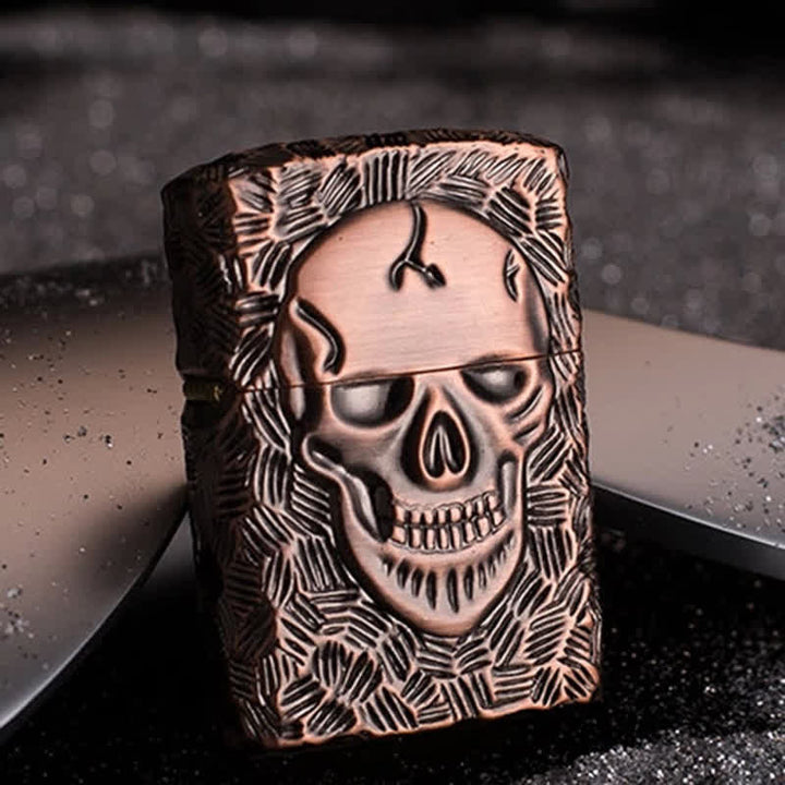 Briquet à kérosène rechargeable à motif squelette d'Halloween - image 6