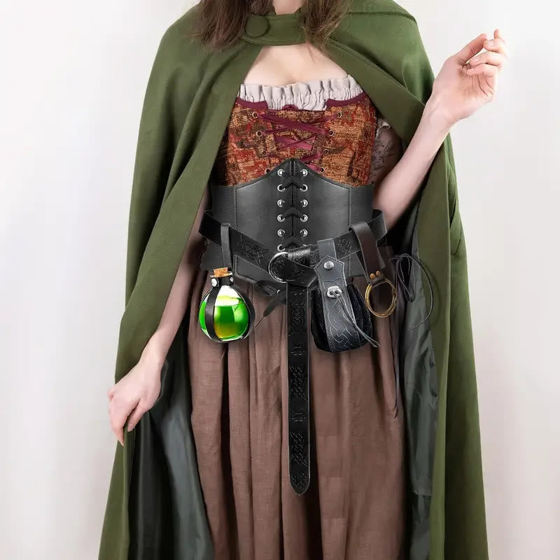 Accessoires de cosplay d'Halloween : ceinture viking bouteille d'alchimie, 5 pièces - image 3