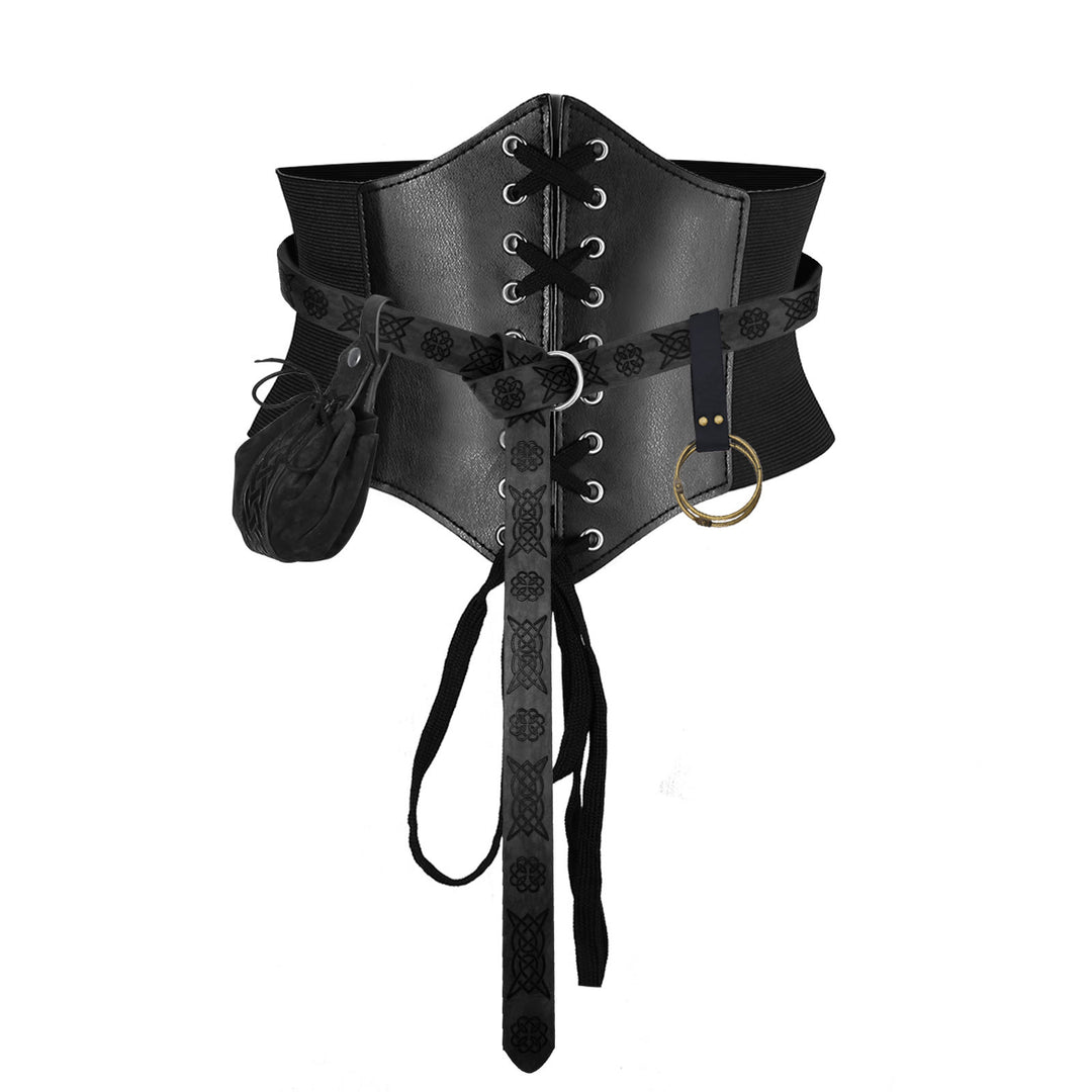 Accessoires de cosplay d'Halloween : ceinture viking bouteille d'alchimie, 5 pièces - 4 pièces - Noir - XL (32,7 pouces / 83 cm) - image 11