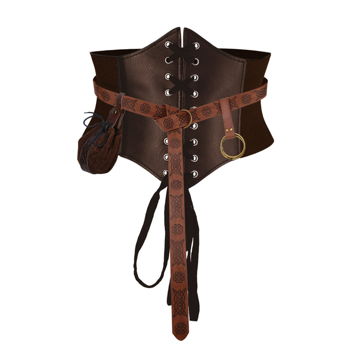 Accessoires de cosplay d'Halloween : ceinture viking bouteille d'alchimie, 5 pièces - 4 pièces - Brun - XL (32,7 pouces / 83 cm) - image 10