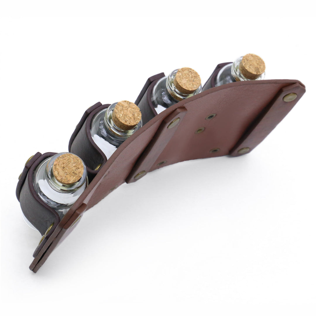 Accessoire de cosplay d'Halloween, ceinture viking avec quatre bouteilles d'alchimie - image 4