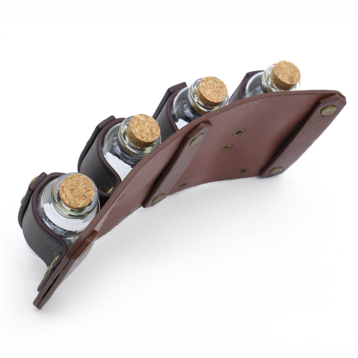 Accessoire de cosplay d'Halloween, ceinture viking avec quatre bouteilles d'alchimie - image 4