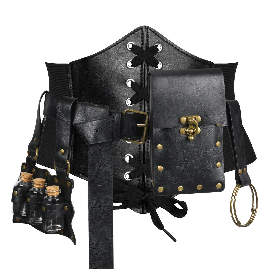 Ensemble de ceintures vikings pour femme, accessoires pour Halloween, cosplay, 5 pièces - image 3