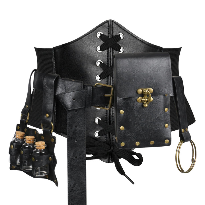 Ensemble de ceintures vikings pour femme, accessoires pour Halloween, cosplay, 5 pièces - image 3
