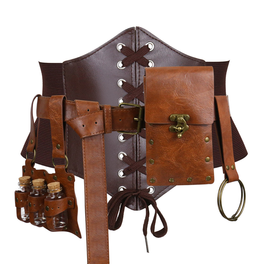 Ensemble de ceintures vikings pour femme, accessoires pour Halloween, cosplay, 5 pièces - image 1