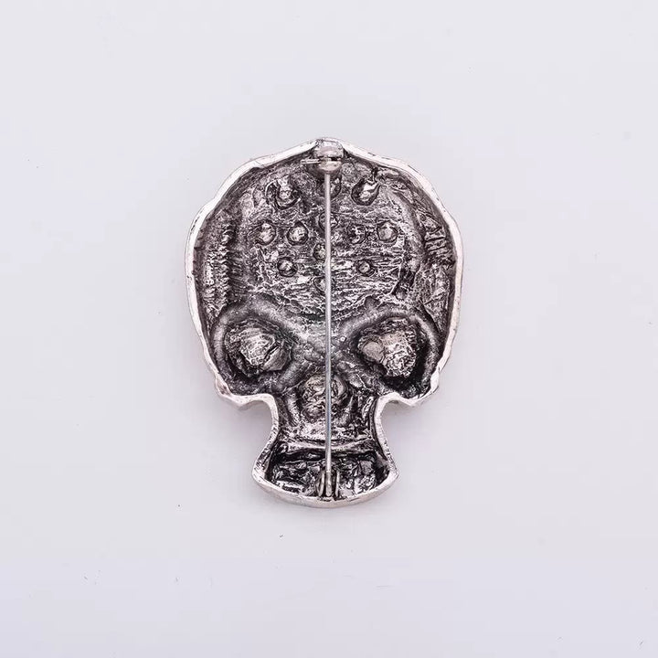 Broche exquise en strass pour Halloween, accessoire de tête de mort - image 6