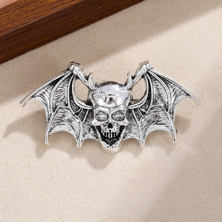 Accessoire créatif pour broche chauve-souris et crâne d'Halloween - Argent - image 4