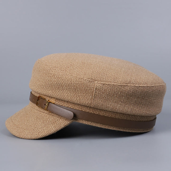 Béret d'hiver à boucle en métal pour femme - image 3