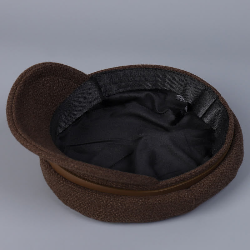Béret d'hiver à boucle en métal pour femme - image 4