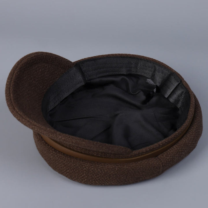Béret d'hiver à boucle en métal pour femme - image 4