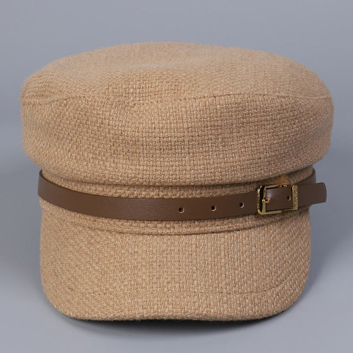 Béret d'hiver à boucle en métal pour femme - image 2
