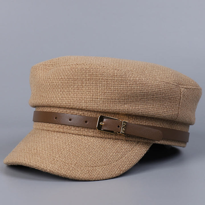 Béret d'hiver à boucle en métal pour femme - Kaki - M (22"-22 7/8") - image 8
