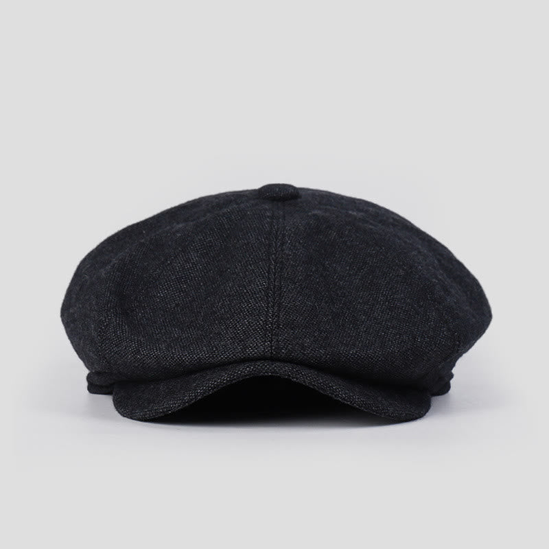 Béret unisexe rétro personnalisé pour l'hiver - image 3