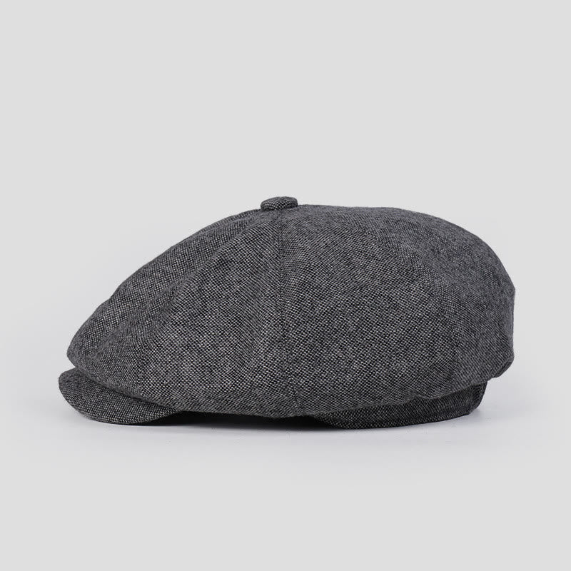 Béret unisexe rétro personnalisé pour l'hiver - image 4