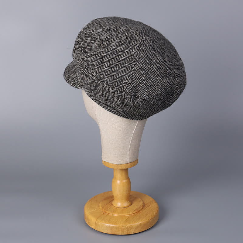 Béret classique britannique en laine pour femme - image 2