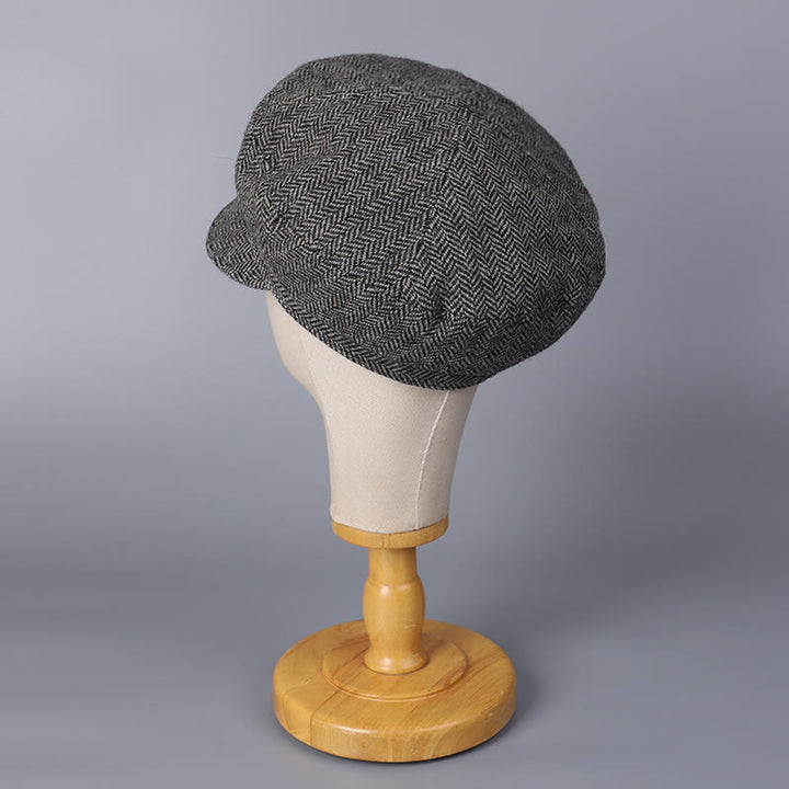 Béret classique britannique en laine pour femme - image 2
