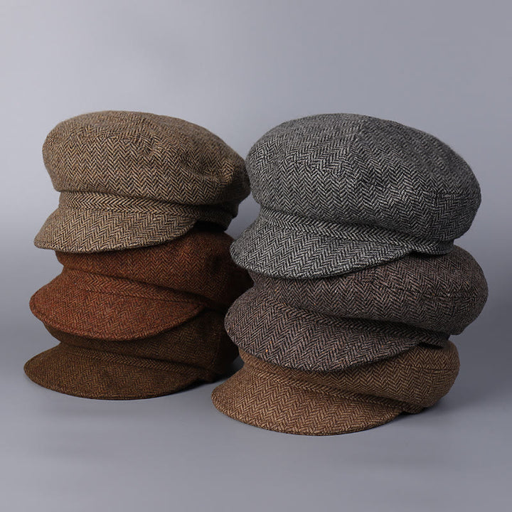 Béret classique britannique en laine pour femme - image 7