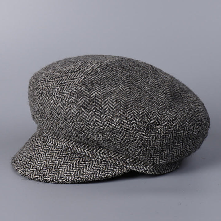 Béret classique britannique en laine pour femme - image 3