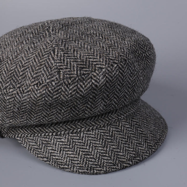 Béret classique britannique en laine pour femme - image 4
