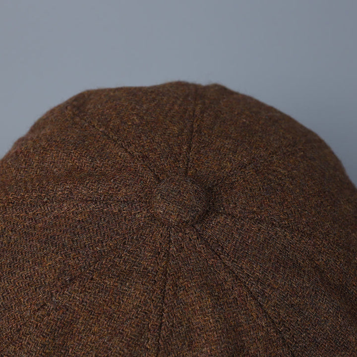Béret d'hiver tendance et simple pour femme, avec bords couvrants - image 5